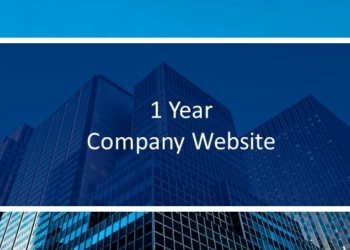1 Year Company Website