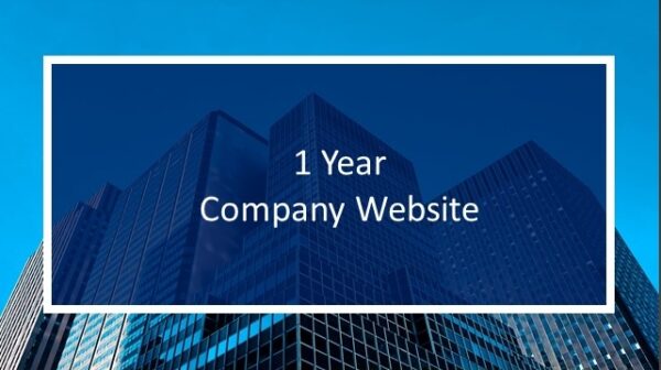 1 Year Company Website