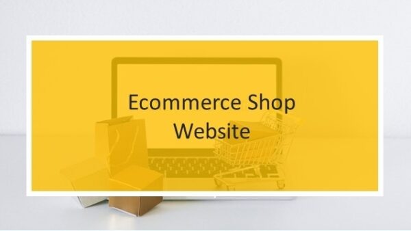 E-Commerce Shop Website - 1 year